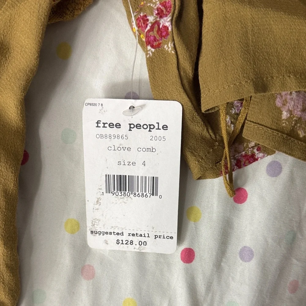 Free People Mockingbird Mesh Inset Mini Dress - Picture 2 of 5